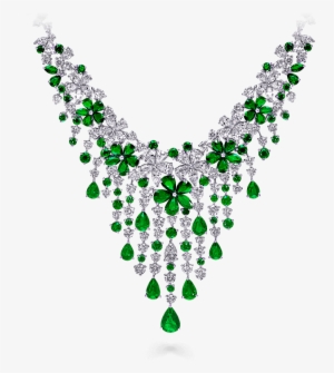 A Graff Emerald And Diamond Carissa Necklace - Graff Jewellery