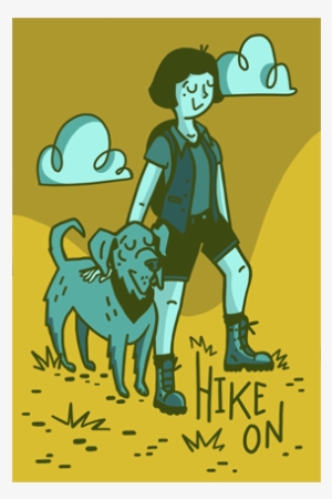 Hike On Sticker - Mirror