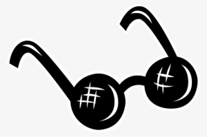 Vector Illustration Of Reading Glasses Eyeglasses To