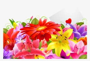 Decoração Floral Png Clipe - Flower Backgrounds