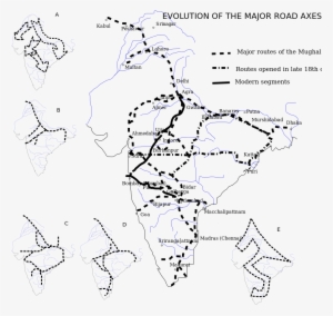 File - Roadevol - Svg - Trade Routes Of Mauryan Empire