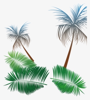 Svg Transparent Library Beach Coconut Tree Background - Summer Beach Party - Various - Download