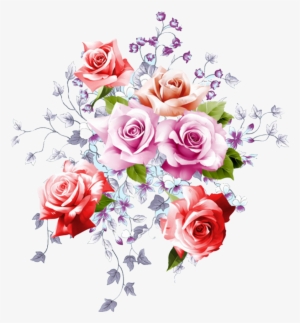 Boquet Bouquet Watercolor Watercolour Flowers Flower - Whatsapp Good Morning Images Hd