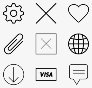 Ios7 Set Lined - Hand Drawn Icons Png