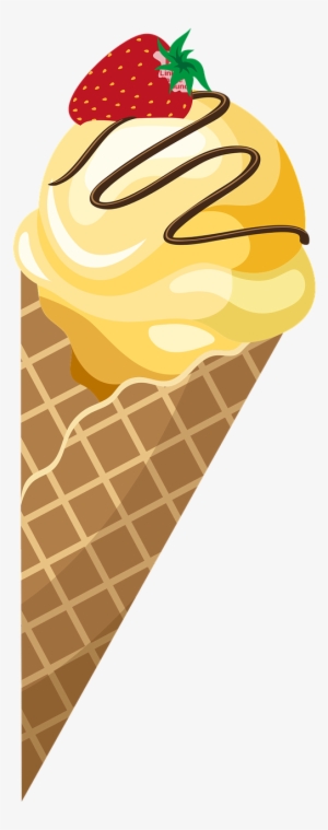 Ice Ice Cream Waffle - Mango Ice Cream Clipart