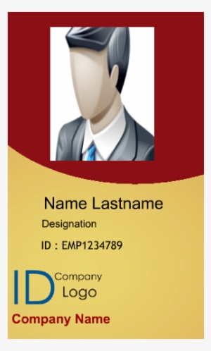 Id Card & Badges For Modern Technology Sector - Identity Card Design Online  Transparent PNG - 500x500 - Free Download on NicePNG