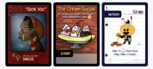 What The Food Card Progress - Board Game Card Designs