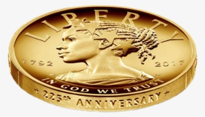 A Gold Coin From The Us Mint - 2017 African American Liberty Gold Coin