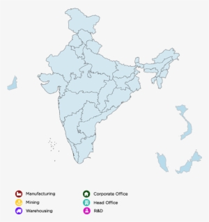 Map - Blank Political Map Of India