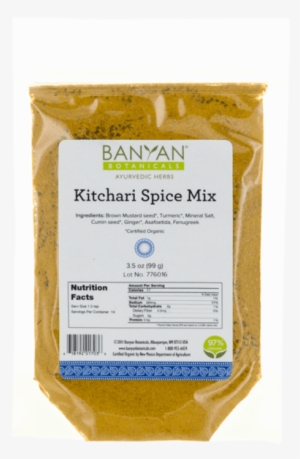Kitchari Spice Mix - Banyan Botanicals Urad Dal (split Black Lentils)