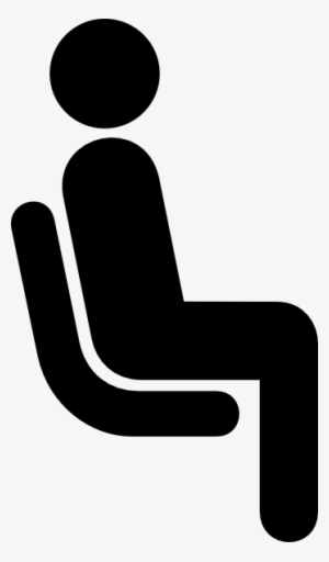 Stick Figure Sitting On Chair