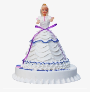 Barbie Cute Girl Princess Peach Cake - Png Barbie Doll Cake