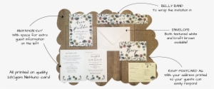 Little Lines Wedding Stationery - Wedding Invitation