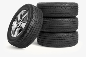 Four Stacked Tires - Tire Stack Transparent Background