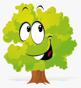 How To Set Use Happy Cartoon Tree Clipart