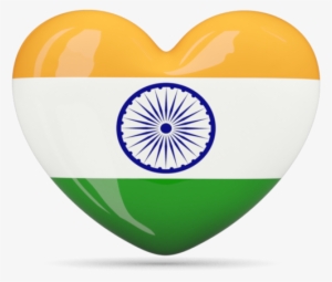Icons Windows Indian - India Flag Heart Png