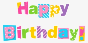 Happy Birthday Kristina Alvarez - Happy Birthday Clipart