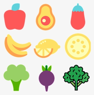 Fruit And Vegetable Food And Food Icons Icon - Food