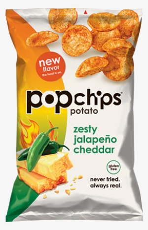 5oz Bag Of Zesty Jalapeno Cheddar Popchips - Jalapeno Cheddar Popchips