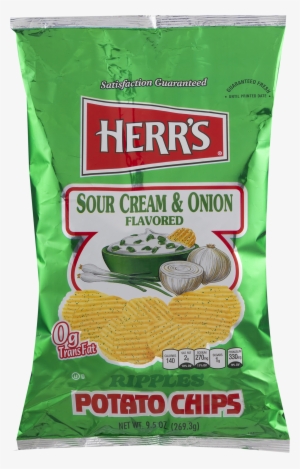 Herr's Sour Cream And Onion Potato Chips