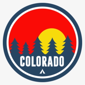 Colorado Red Trees Sticker - Sticker
