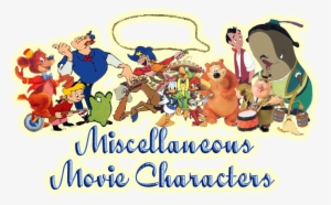 All Disney Cartoon Characters - Disney Movie Christmas Clipart
