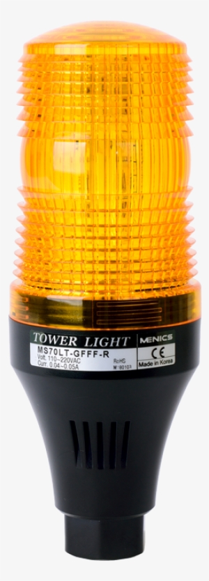 70mm Led Signal Light, Pole Mount, Flashing & Buzzer, - Emergency Light
