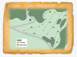 Hartford Beach State Park Disc Golf Course - Map