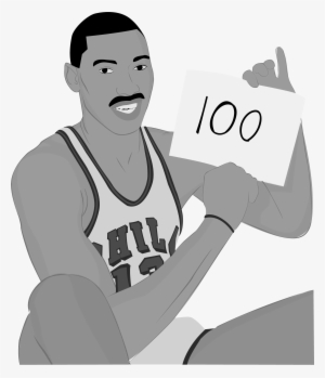 Wilt Chamberlain 100 Points Illustration - Wilt Chamberlain Workout