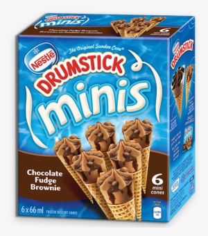 Drumstick Minis Chocolate Fudge Brownie - Drumstick Minis