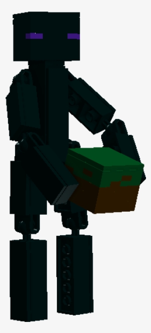 Brickipedia, The Lego Wiki Lego Minecraft Enderman - Minecraft Enderman Mutant Transparent
