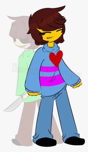 Frisk And Chara Random By Themetrick Fnaflove - Frisk And Chara Undertale Drawing