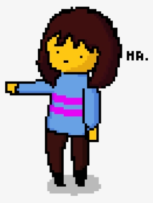 A Lil Frisk Pixel Art I Made [cc] - Cartoon
