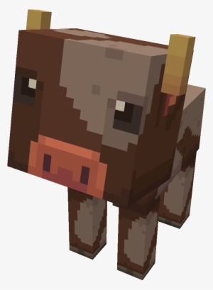 Lil' Baby Cow - Minecraft Baby Cow Png