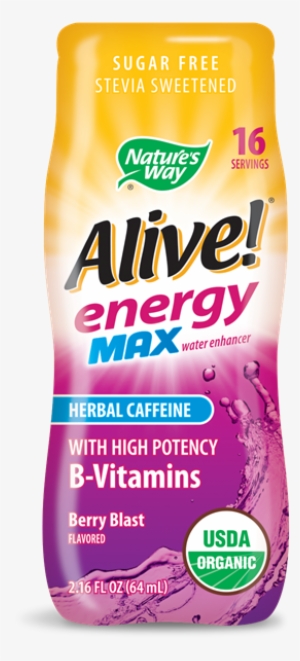 Alive Energy Max Water Enhancer - Nature's Way - Organic Alive Energy Max Water Enhancer