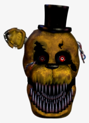 Vector Black And White Download Withered By Pixelorigin - Nightmare Withered Golden Freddy
