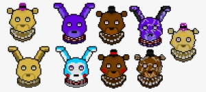 Fredbear/spring Bonnie/bonnie/toy Bonnie/freddy/toy - Nightmare Freddy And Fredbear