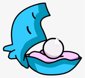 Aqua Grabber Clam With Pearl - Clam With Pearl Cartoon