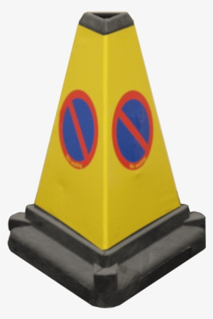 Traffic Cone 3-side - No Waiting Cones