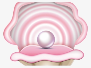 Svg Stock Clam Clipart Closed - Cartoon Clam With Pearl