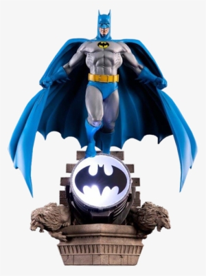 Dc Comics Batman Statue By Pop Culture Shock - Batman Classic Blue And Grey
