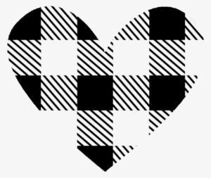 Upload Them Into Cricut Design Space And Change The - Plaid Heart