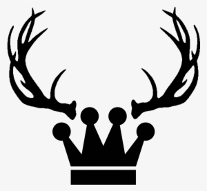 Picture Freeuse Download Png Banner Black And White - Deer Antlers Clipart Black And White