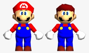 The First Two Images, Renders Of Mario, Removes That - Cartoon