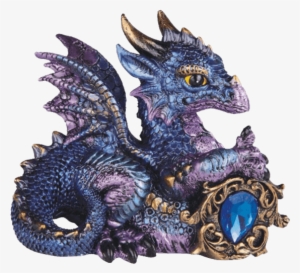 Taurus Jewel Baby Dragon Statue - Stealstreet Cancer Zodiac Stone Embellished Dragon