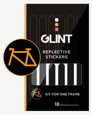 Bike Frame Reflective Decals - Bicycle