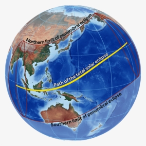 Great American Eclipse/michael Zeiler - Path Of Totality 2017 Globe