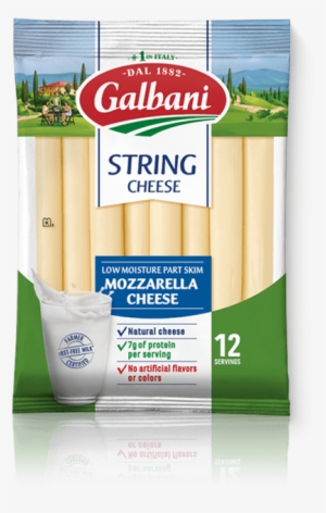 Banner Freeuse Stock Galbani Authentic Italian - Galbani Mozzarella String Cheese