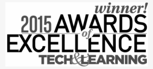 2015 Tech And Learning New Product Award Of Excellence - Awards Of Excellence Tech And Learning