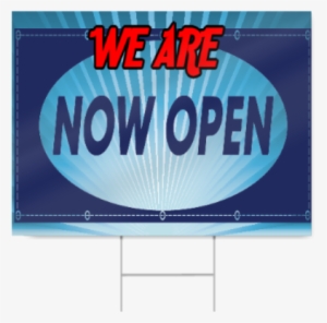 We Are Now Open Sign - Led-backlit Lcd Display